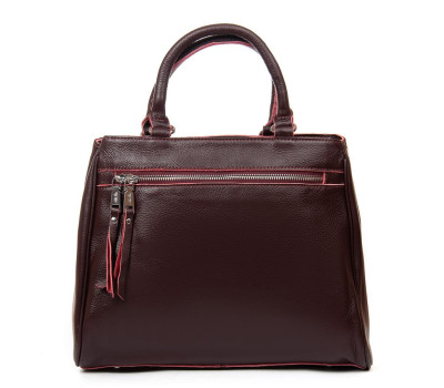 Сумка Шкіряна Жіноча Класична ALEX RAI 8782-9 bordo