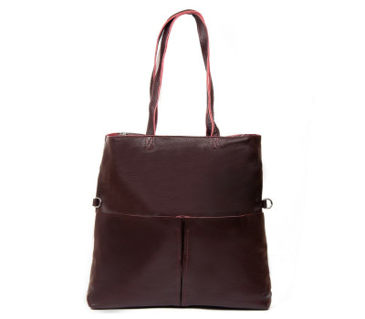 Сумка Шкіряна Жіноча Класична ALEX RAI 2043-9 bordo