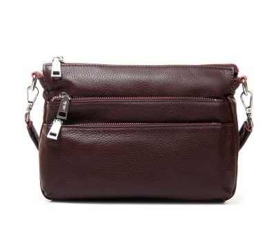 Сумка Шкіряна Жіноча Класична ALEX RAI 3011 bordo