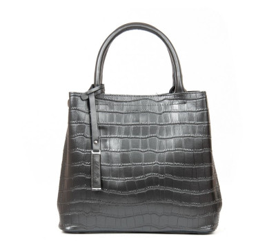 Сумка Шкіряна Жіноча Класична ALEX RAI 1546-1 gray