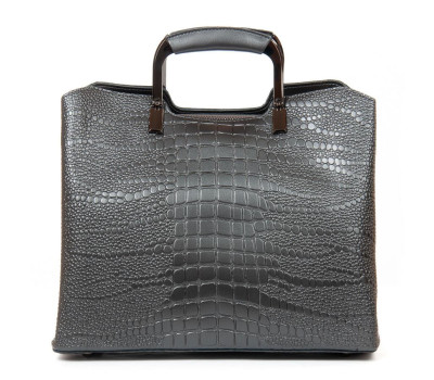 Сумка Шкіряна Жіноча Класична ALEX RAI 1540-1 gray