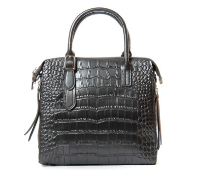 Сумка Шкіряна Жіноча Класична ALEX RAI 1543 gray