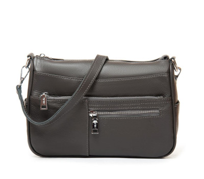 Сумка Шкіряна Жіноча Класична ALEX RAI 2041-9 grey