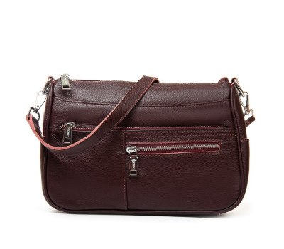 Сумка Шкіряна Жіноча Класична ALEX RAI 2041-9 bordo