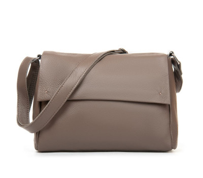 Сумка Шкіряна Жіноча Класична ALEX RAI 6504 l.gray