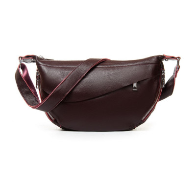 Сумка Шкіряна Жіноча Класична ALEX RAI 2055-9 d.wine red