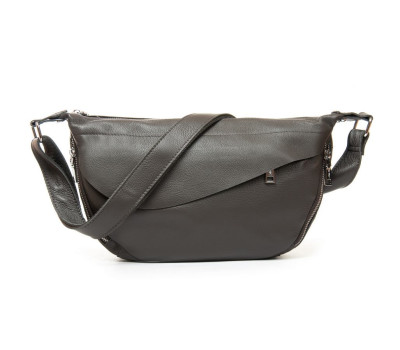 Сумка Шкіряна Жіноча Класична ALEX RAI 2055-9 d.gray