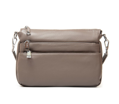 Сумка Шкіряна Жіноча Класична ALEX RAI 3011 l.grey