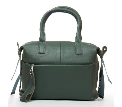 Сумка Шкіряна Жіноча Класична ALEX RAI 8794-9 blue green