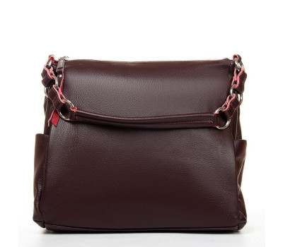 Сумка Шкіряна Жіноча Класична ALEX RAI 8919-9 bordo