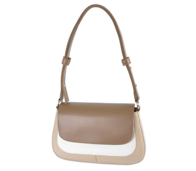 826 сумка беж мокко біла Lucherino