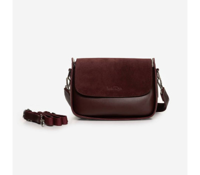 696 сумка замш бордо Lucherino