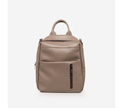 802 сумка-рюкзак шкіра капучино Lucherino
