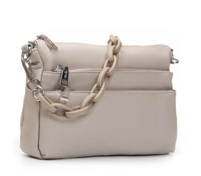 Сумка Шкіряна Жіноча Класична ALEX RAI 3011 gray