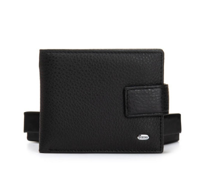 Гаманець шкіряний Чоловічий Classic DR. BOND M18055-1CK black