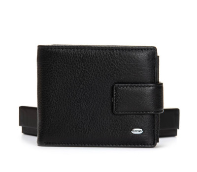 Гаманець шкіряний Чоловічий Classic DR. BOND M2CK black