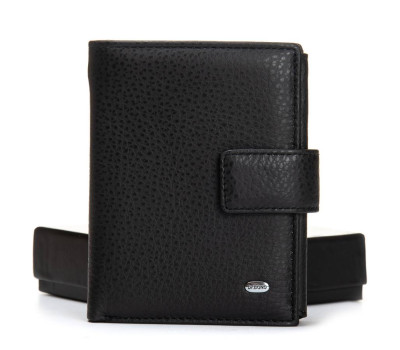 Гаманець шкіряний Чоловічий Classic DR. BOND M24CK black