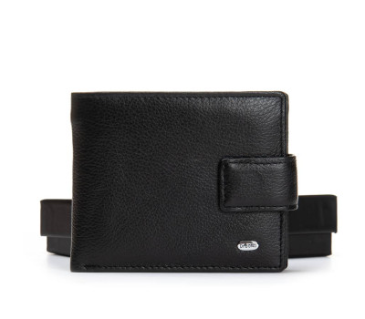 Гаманець шкіряний Чоловічий Classic DR. BOND M3CK black