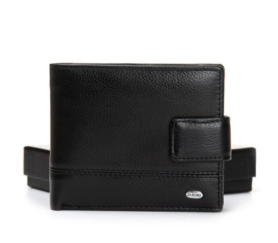 Гаманець шкіряний Чоловічий Classic DR. BOND M9-1CK black