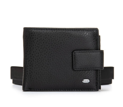 Гаманець шкіряний Чоловічий Classic DR. BOND MS-15CK black
