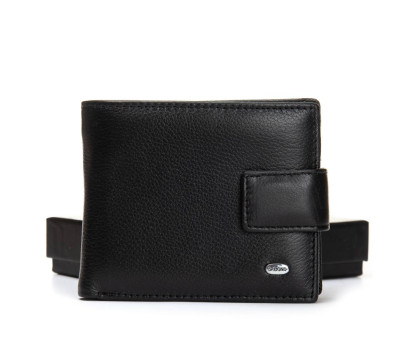 Гаманець шкіряний Чоловічий Classic DR. BOND MS-28CK black