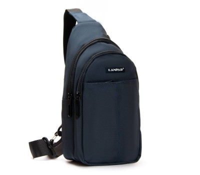 Сумка Чоловіча на плече нейлон Lanpad 83030 blue