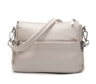 Сумка Шкіряна Жіноча Класична ALEX RAI 2048-9 l.beige