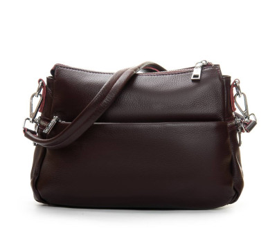 Сумка Шкіряна Жіноча Класична ALEX RAI 2048-9 d.wine red