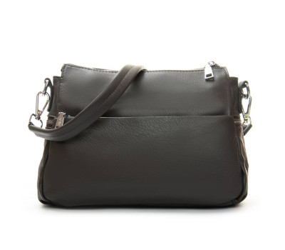 Сумка Шкіряна Жіноча Класична ALEX RAI 2048-9 d.gray