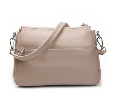 Сумка Шкіряна Жіноча Класична ALEX RAI 2048-9 beige