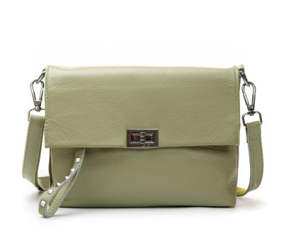 Сумка Шкіряна Жіноча Класична ALEX RAI 8793-9 olive