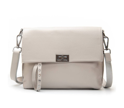 Сумка Шкіряна Жіноча Класична ALEX RAI 8793-9 l.beige