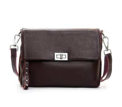 Сумка Шкіряна Жіноча Класична ALEX RAI 8793-9 d.wine red