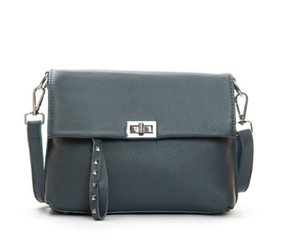 Сумка Шкіряна Жіноча Класична ALEX RAI 8793-9 blue