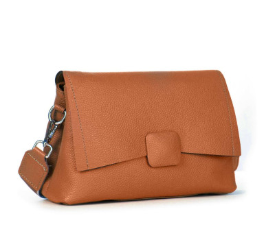 Сумка Шкіряна Жіноча Класична ALEX RAI 99115 l.brown