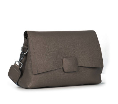 Сумка Шкіряна Жіноча Класична ALEX RAI 99115 gray