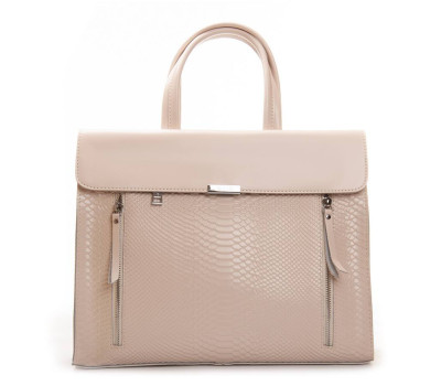 Сумка Шкіряна Жіноча Класична ALEX RAI 5052 beige