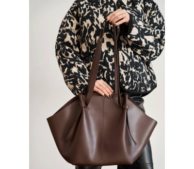 Жіноча сумка «Жизель» шоколадна WeLassie