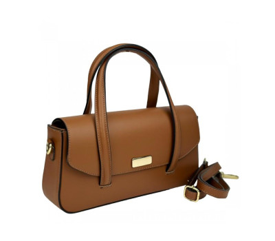 Классическая женская кожаная сумка с длинными ручками Firenze Italy F-IT-9899C