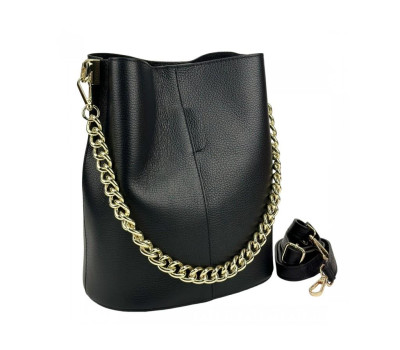 Кросбоді з ланцюжком золотого кольору Firenze Italy F-IT-98107A