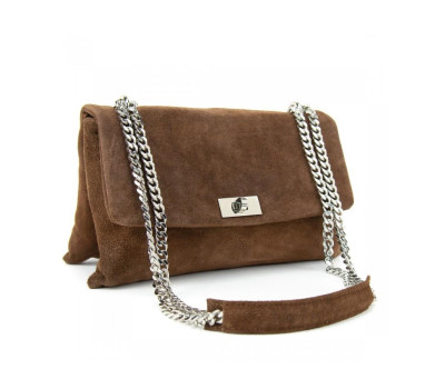 Кросбоді замшеве на ланцюжку Firenze Italy F-IT-8545DB