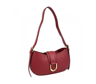 Кроссбоди кожаное полукруглое Firenze Italy F-IT-98100BO