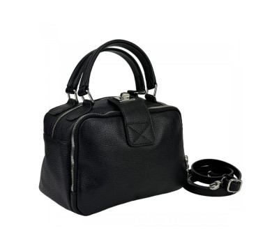 Мягкая кожаная сумка на два отдела с ручкой Firenze Italy F-IT-1045A