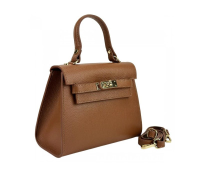 Небольшая классическая кожаная сумочка Firenze Italy F-IT-9866C