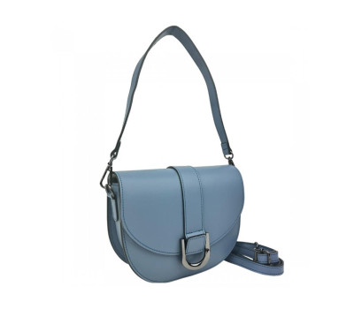 Стильная кожаная женская сумочка полукруглая Firenze Italy F-IT-1030BLL