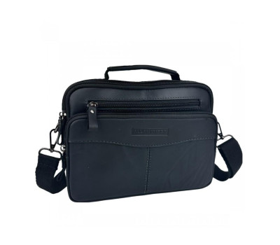 Горизонтальный мессенджер из гладкой кожи Ruff Ryder RR-9131A