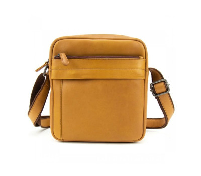 Шкіряна сумка через плече в коричневому кольорі Tavinchi R-9885C