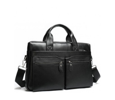 Уценка! Офисная мужская кожаная сумка для ноутбука и документов Bexhill A25-7122A