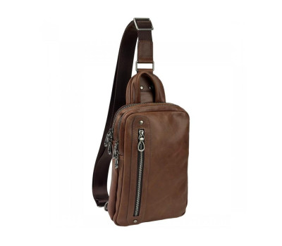 Сумка-слінг чоловіча шкіряна Tiding Bag 9801C