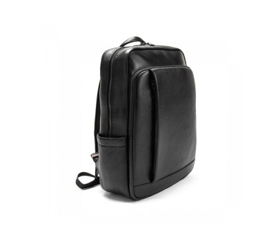 Шкіряний чорний рюкзак Tiding Bag A25F-8528-3A